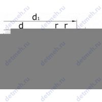 Чертеж подшипника 8224Н