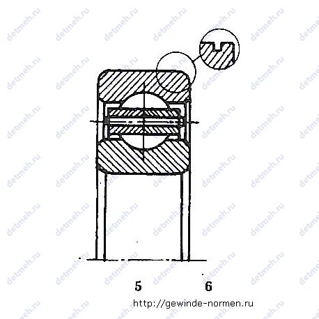 Подшипник 332 АЛ чертеж