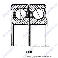 Чертеж подшипника 5-436204 Е5