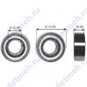 Чертеж подшипника 46T080704