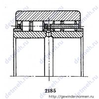 Чертеж подшипника 6-372710 X