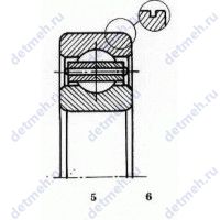 Чертеж подшипника 05-110 Д