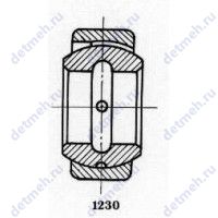 Чертеж подшипника 1 ШС12