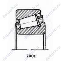 Чертеж подшипника 1007760М