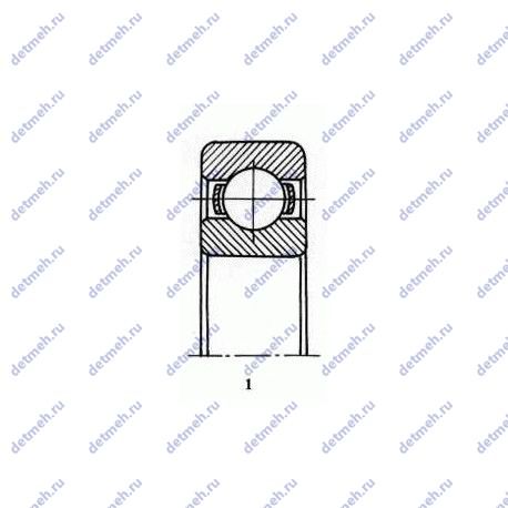 Подшипник 100 чертеж