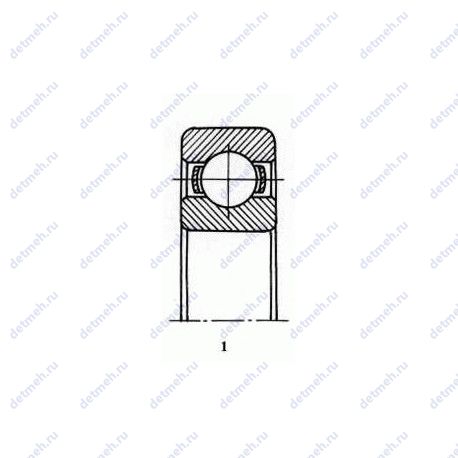 Подшипник 103 AK чертеж