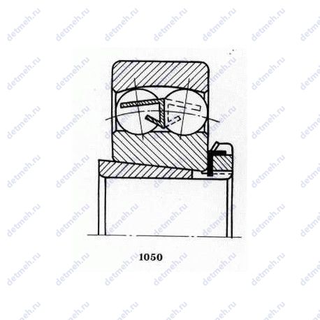Подшипник 11211 Л чертеж