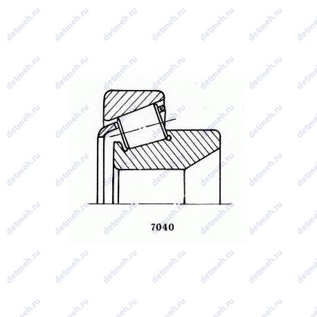 Подшипник 137509 АК чертеж