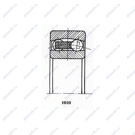 Подшипник 1504 Л чертеж