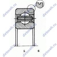 Чертеж подшипника 156