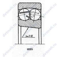 Чертеж подшипника 2В0-111606