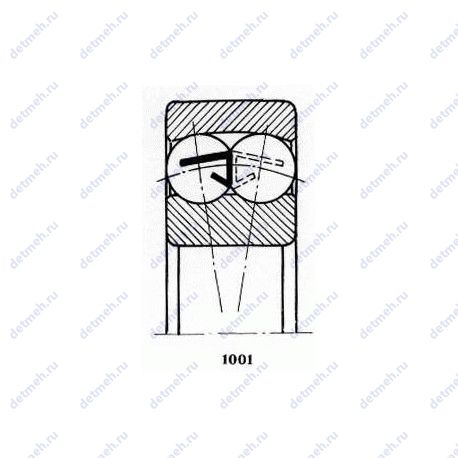 Подшипник 2В0-1301 чертеж