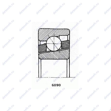 Подшипник 2В0-66315 Л чертеж