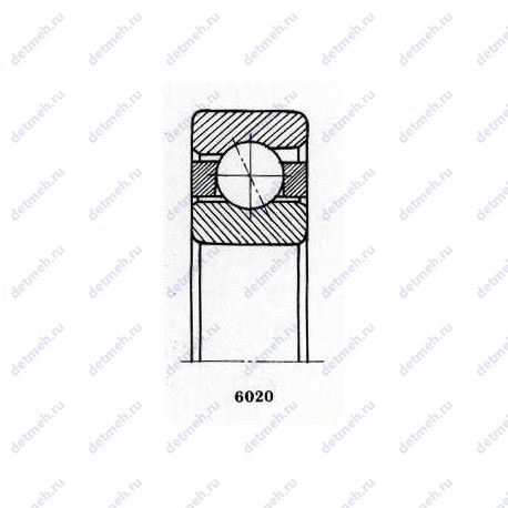 Подшипник 2-36105 К5Ш3У1 чертеж