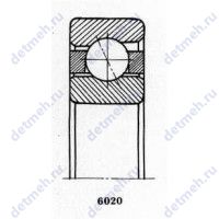 Чертеж подшипника 2-36105 К5Ш3У1