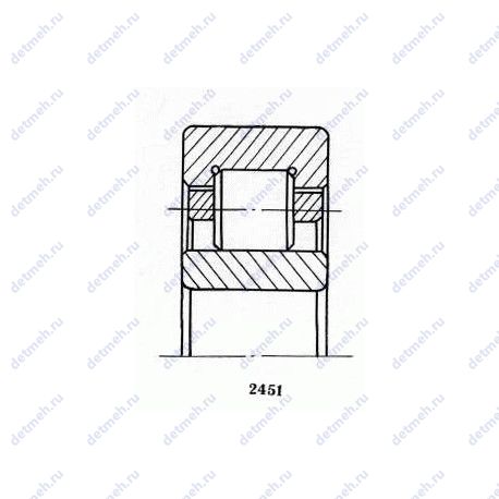 Подшипник 20-32220 Л2 чертеж