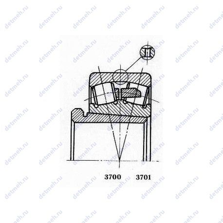 Подшипник 30-73617 чертеж
