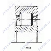 Чертеж подшипника 32619 М
