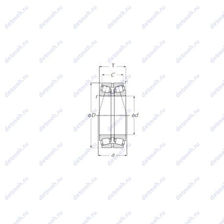 Подшипник 4T-430310DX чертеж