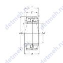 Чертеж подшипника 4T-430310DX
