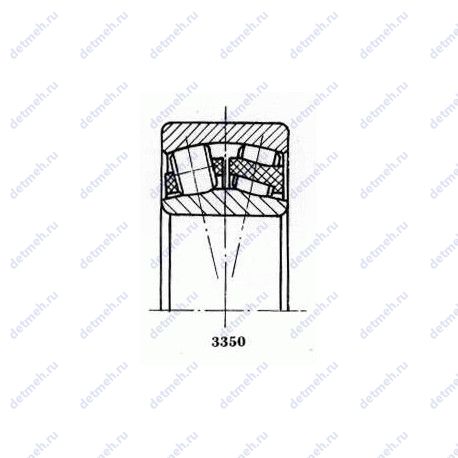 Подшипник 3518 E чертеж