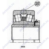 Чертеж подшипника 353516 НВ