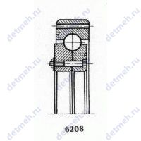 Чертеж подшипника 358792 Х1