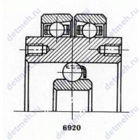 Чертеж подшипника 4-390095 К1
