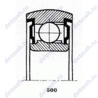 Чертеж подшипника 460706 С17
