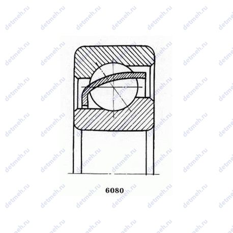 Подшипник 5-66309 К чертеж