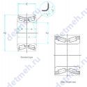 Чертеж подшипника 4T-CRI08A01