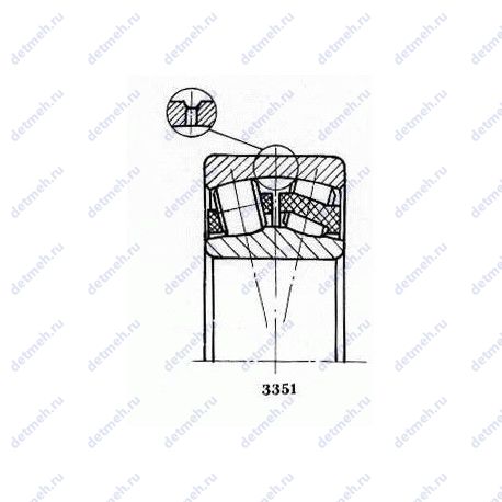 Подшипник 53611 НЕ чертеж