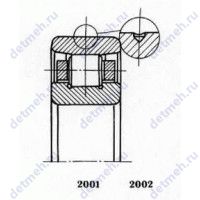 Чертеж подшипника 56-2002834 Р2