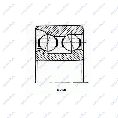 Подшипник 6-3056208 чертеж