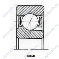 Чертеж подшипника 66205 E