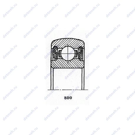 Подшипник 70-180203 К1С17 чертеж