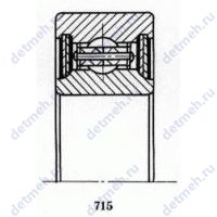 Чертеж подшипника 75-180602 Е2С22Ш5