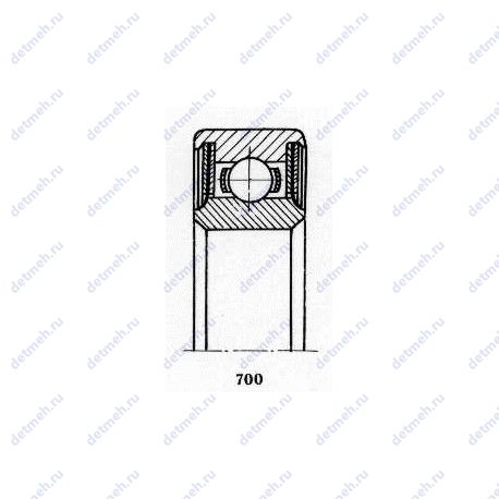 Подшипник 76-180204 КС9Ш2У чертеж