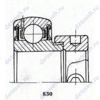 Чертеж подшипника 780206 КС17