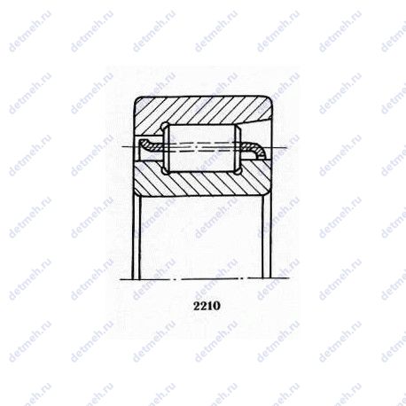 Подшипник 8-12211 КМ чертеж