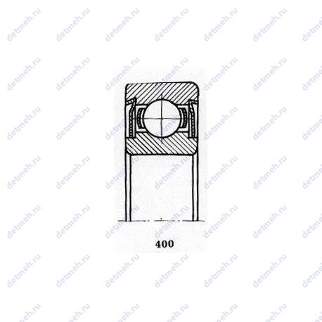 Подшипник 80206 AC17 чертеж