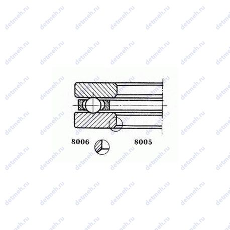 Подшипник 8132 К чертеж