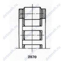 Чертеж подшипника 822707 Д