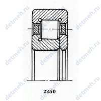 Чертеж подшипника 92609