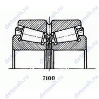 Чертеж подшипника 97520 E