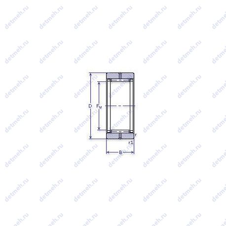 Подшипник ИКВ100Х120Х26 чертеж
