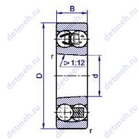 Чертеж подшипника 111612