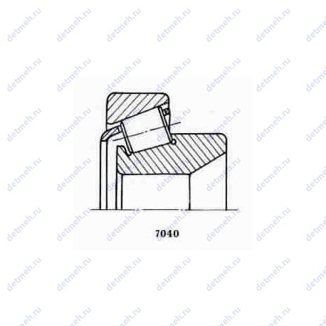 Подшипник 2В0 137205 АШ2 чертеж
