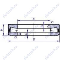 Чертеж подшипника 29910 С17