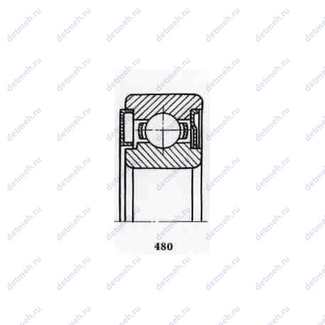 Подшипник 380900 С9 чертеж